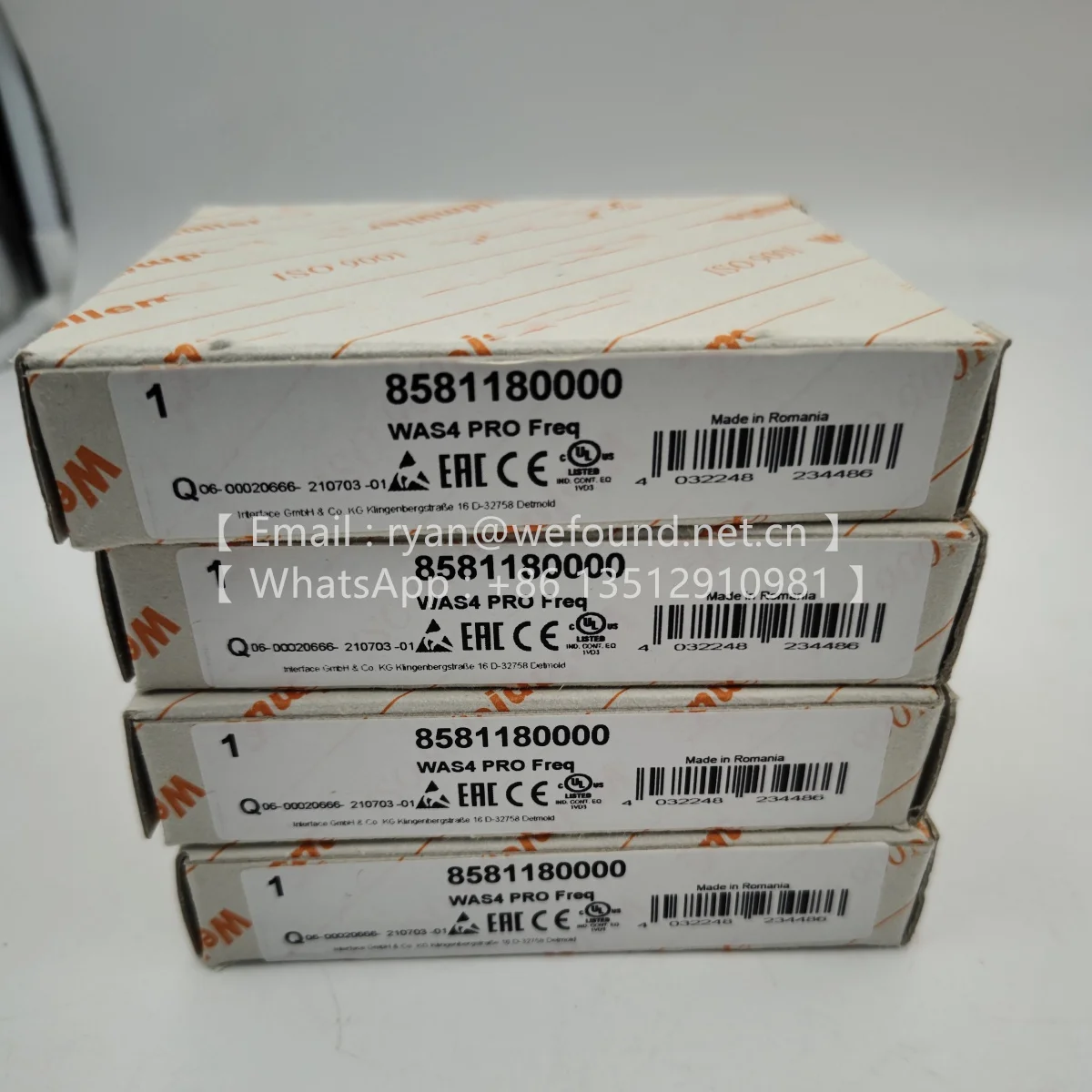 8581180000   WAS4 PRO FREQ, scheidingstransformator met frequentiesignaal