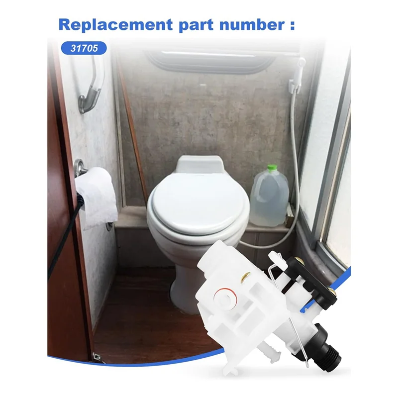 31705 RV Toilet Valve Kit Parts Accessories For Thetford Aqua-Magic V High And Low Models RV Toilet Design RV Toilet Parts-AS55