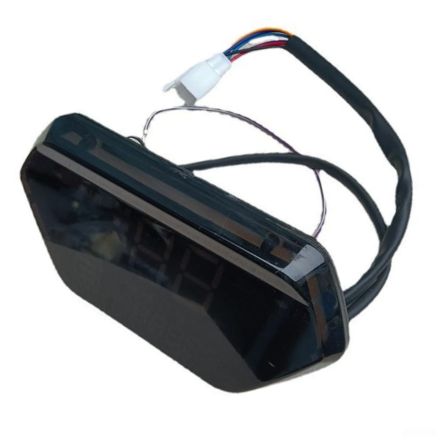 Electric Vehicle Instrument Panel Modification LED Display 48V 60V 72V Odometer Speedometer Black 6PIN Motor Controller Display