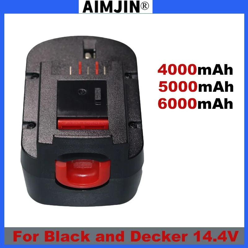 

Сменный аккумулятор HPB14, подходит для Black and Decker, 14,4 В, 4000 мАч, 6000 мАч, Ni Mh, подходит для Firepm FSB14, FS140BX