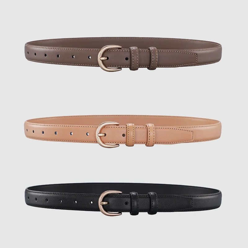 

Women's Leather Belt Luxury Brand Designer Belt Simple Fashion with Jeans and Trousers Decorated Belt High-quality Alloy Buckle