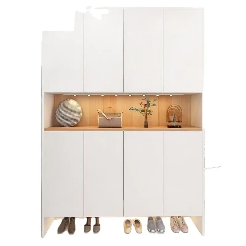 

Simple and modern household shoe cabinet, simple and fashionable storage shoe cabinet for solid wood storage