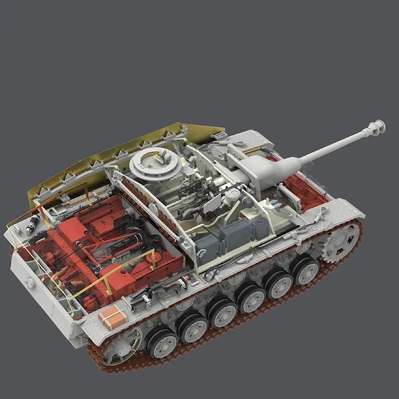1/35 رايفيلد RM-5088 StuG.III Ausf.G لاحقًا الإنتاج (النسخة الداخلية الكاملة) مقياس التجميع لتقوم بها بنفسك اللعب أطقم منمذجة