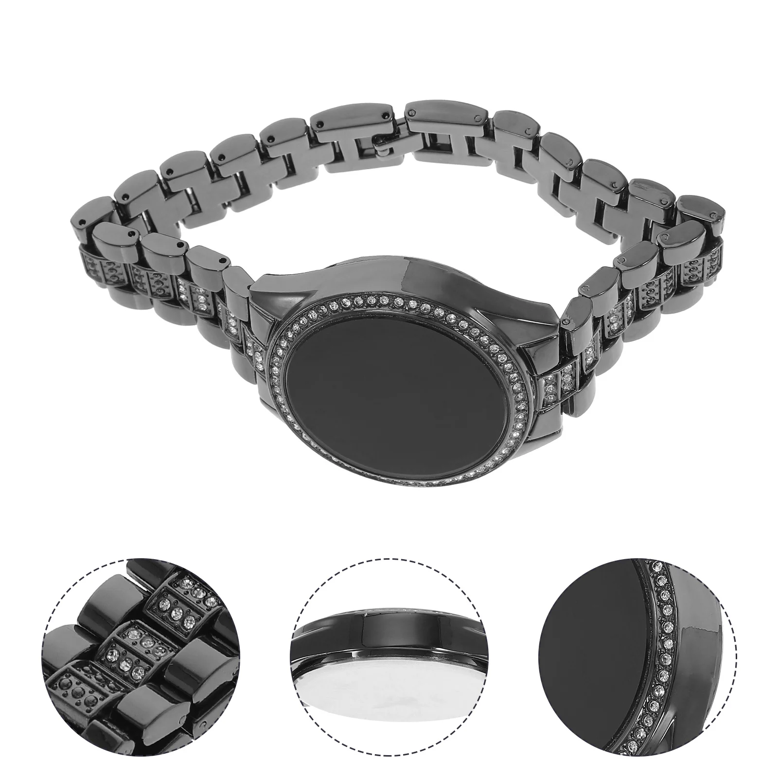 

Women Rhinestone Watch Lightweight Elegant Shiny Wristwatch Stylish Casual Decorative Wrist Watch for Daily Use