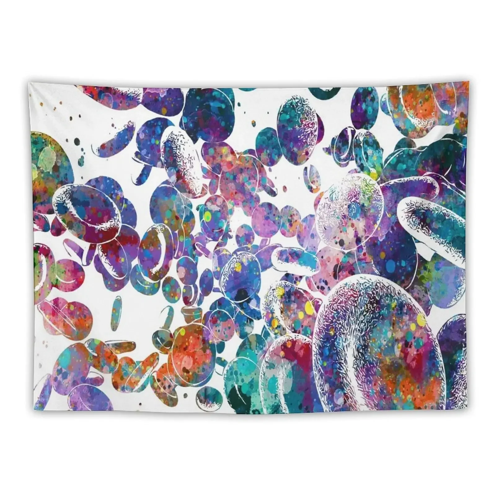 

Red Blood Cells Tapestry Home Decorations Tapete For The Wall Tapestry