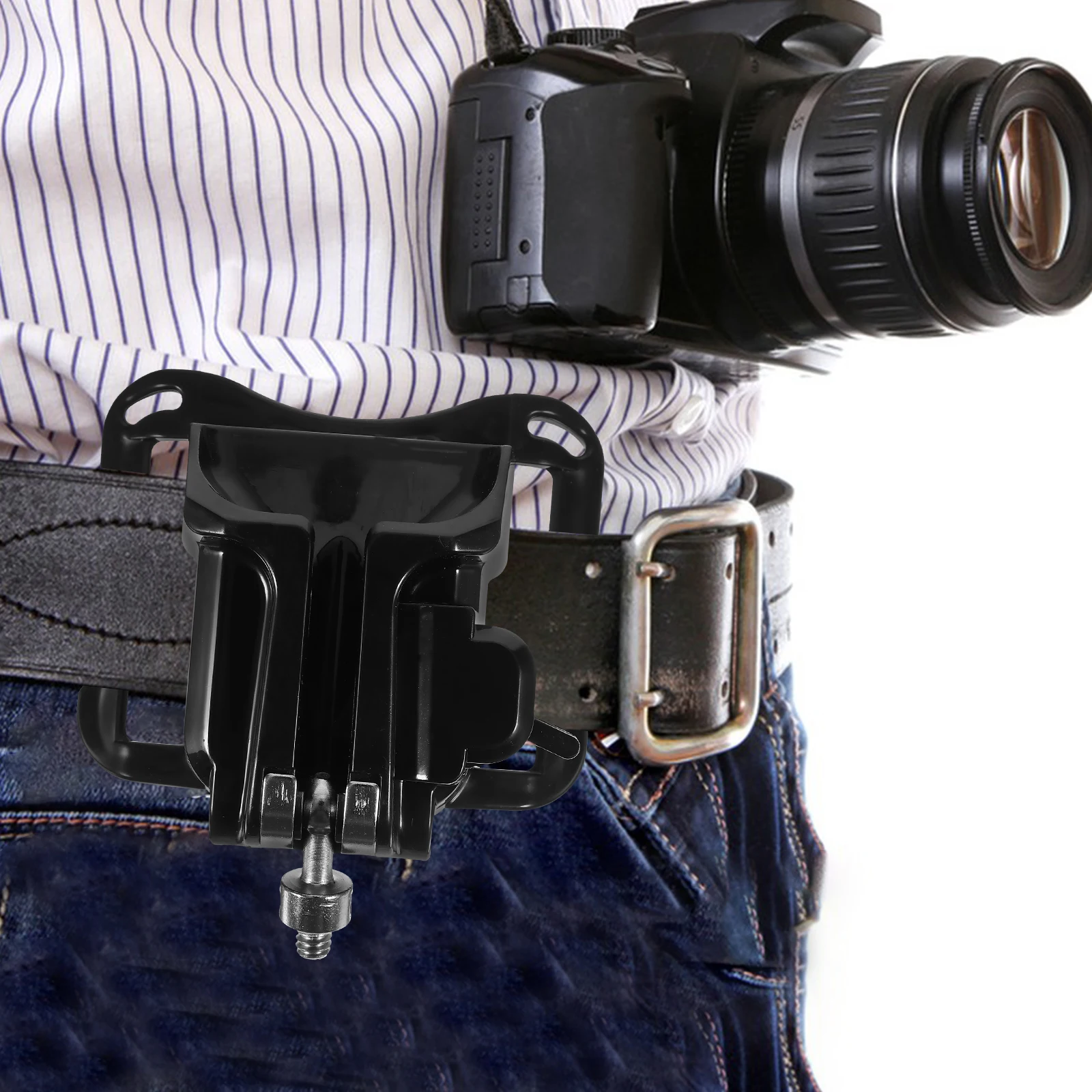 

Single Machine Waist Buckle Camera Clip System Belt Buckles Cameras Clips Blindfold