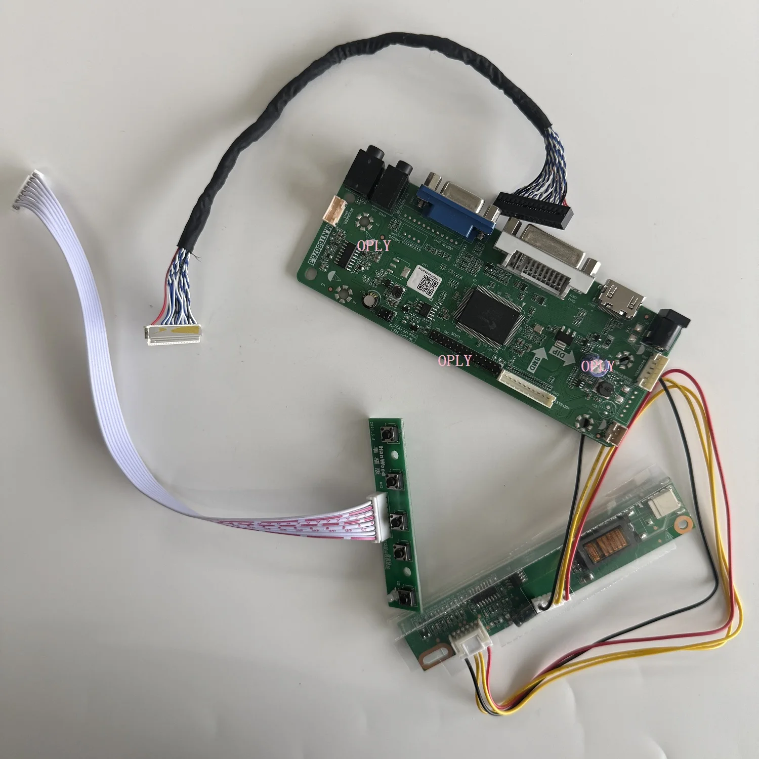 

HDMI-compatible DVI VGA Controller board for LP171WU1 LP171WU1-A4 LP171WU1-TLA1/TLA5 1920X1200 17.1" LCD panel screen monitor