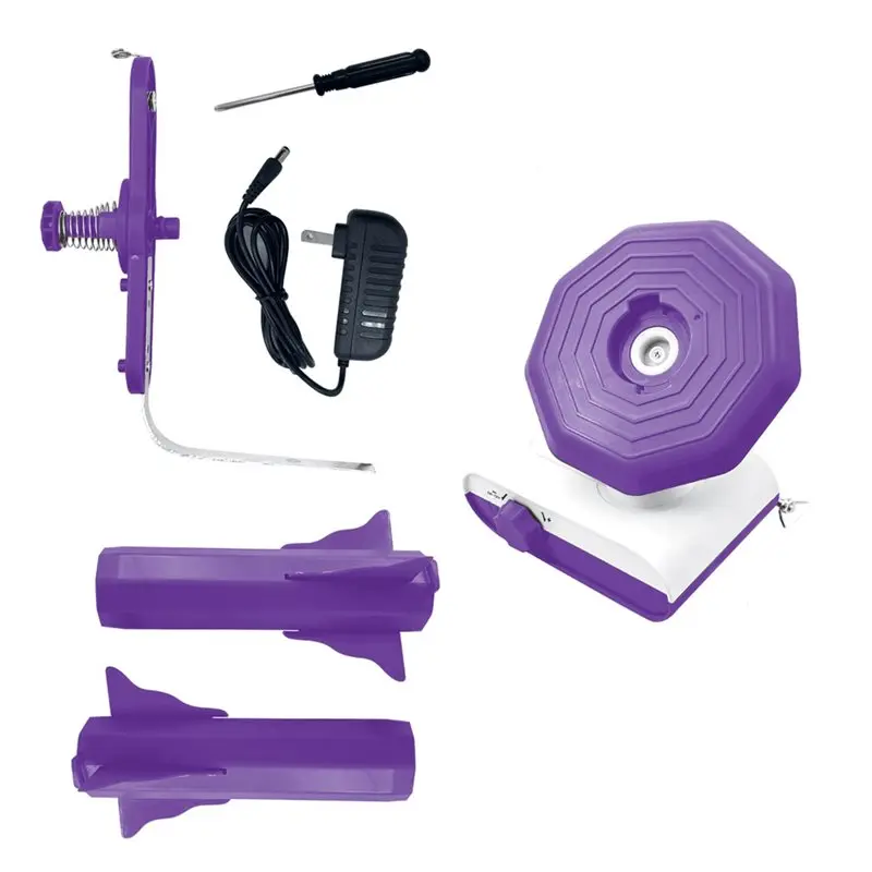 AC88-5.0 Upgraded Electric Yarn Winder, Dual Roller, For Crocheting Super Strong Tension Ideal For Home Studio US Plug