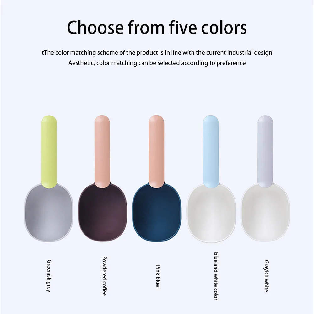 Pet Feeding Spoon Measurable Pet Food Intake Easy To Clean Comfortable Grip Simple And Practical Design Cat Food Dog Food Spoon