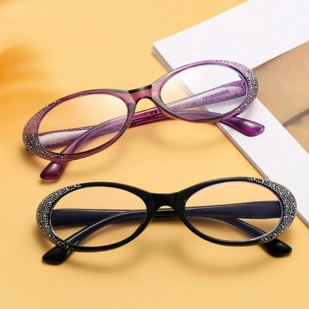 

Spectacle Lens Power 0 +100 To +400 Anti Blue-ray Presbyopia Glasses Lightweight Vision Care Farsightedness Reading Glasses Oval