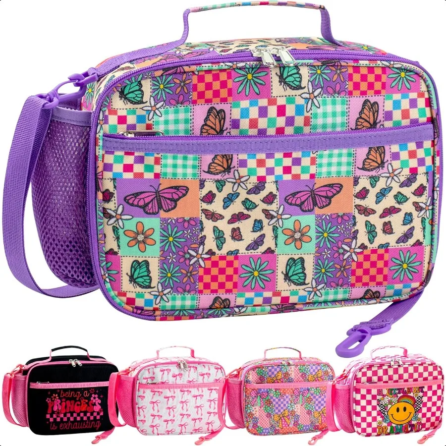 

Lunch Box for Girls Lunch Bag Insulated Durable Lunch Box Lunch Tote Bag for School