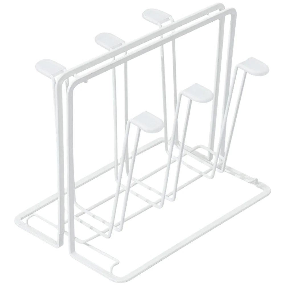 Hanging Steel Rack for For wine Glasses and Mugs Inverted Drainage Design Rust-Resistant Carbon Steel 20x14x17cm