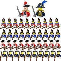 WW2 Military Imperial Navy Soldier Building Blocks Red Blue Figures Bricks Educational Toys For Boys Christmas Gifts