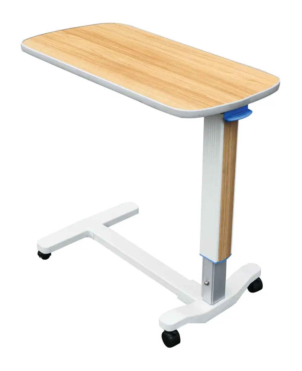 

Patient ABS Adjustable Work Over Bed Table Hospital Folding Moveable Overbed Table