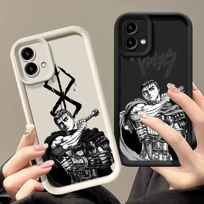 

Berserk Guts Anime Phone Case For Motorola Moto Edge 60 50 Fusion 40 NEO G85 G84 G75 G54 G53 G35 G34 G22 G15 G14 E40 E32 Cover