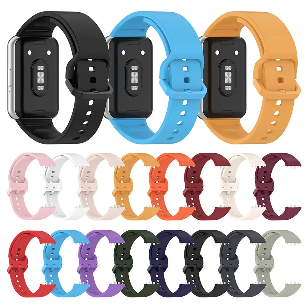 스마트 팔찌용 실리콘 스트랩, 삼성 갤럭시 핏 3 핏 3 SM-R390 팔찌