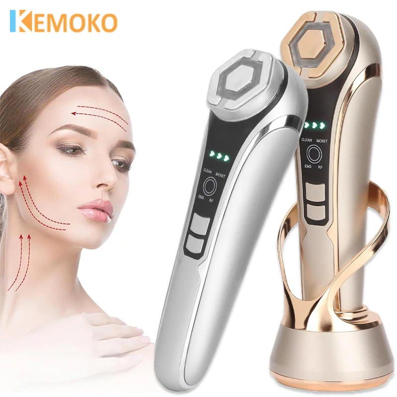 

Face Beauty Care Devices Multifunction Photon Skin EMS Massage Red Blue Light Anti Aging Tighten Wrinkle Removal Skin Care