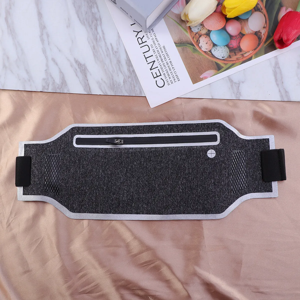 

Ultra Slim 1Mm Spandex Running Waist Pack for Men Women Lightweight Adjustable Fanny Pack Phone Holder Fitness Belt Hiking