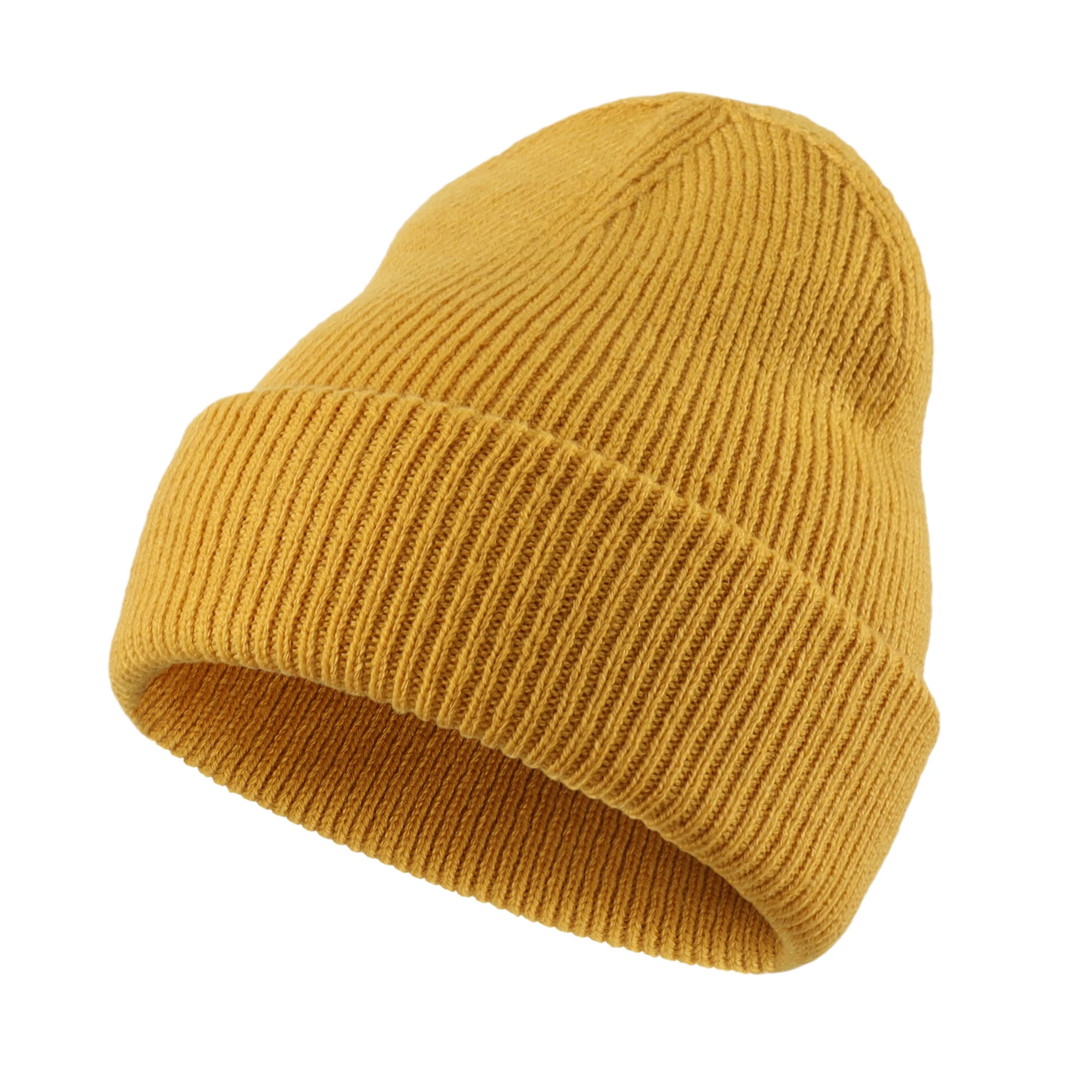 Connectyle Mens Women Classic Winter Hats Thick Soft Knitted Cuff Beanie Cap Warm Stocking Beanie Hat Solid Casual Sports