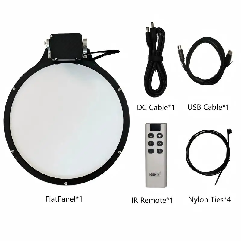 Gemini astronomische fotografie Afstandsbediening Koolstofvezel Elektrisch flikkervrij scherm Flat Field Board Ascom