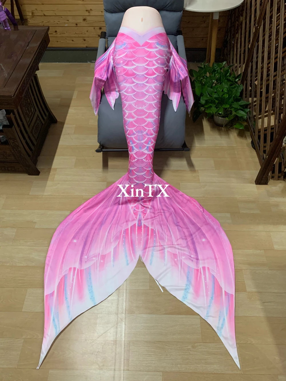 Legent Adult Mermaid Tails Swimsuit Princess Beach Diving Suit With Bikini Can Add Flippers Fins For Men Women Green Performance