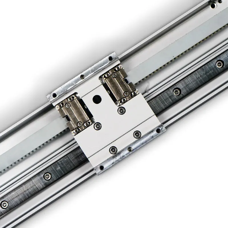 Aluminum Low Noise Rail Guide Belt Driven Linear Module High Speed Actuator With Motor Bearing 3500mm Stroke 1750mm/s Speed