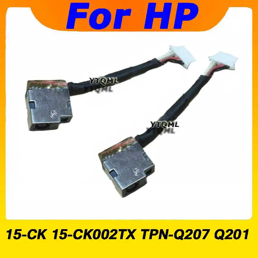 20-100Pcs New Laptop DC Power Jack Cable For HP 15-CK 15-CK002TX TPN-Q207 Q201 Charging Port Connector