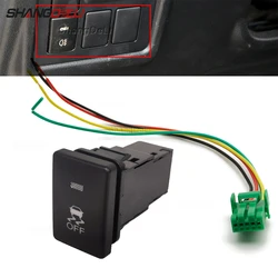 Car Orange LED Light ABS Anti-slip Push Button Power Off Switch For Toyota Corolla Camry 50 Yaris Sienta RAV4 2007-2017