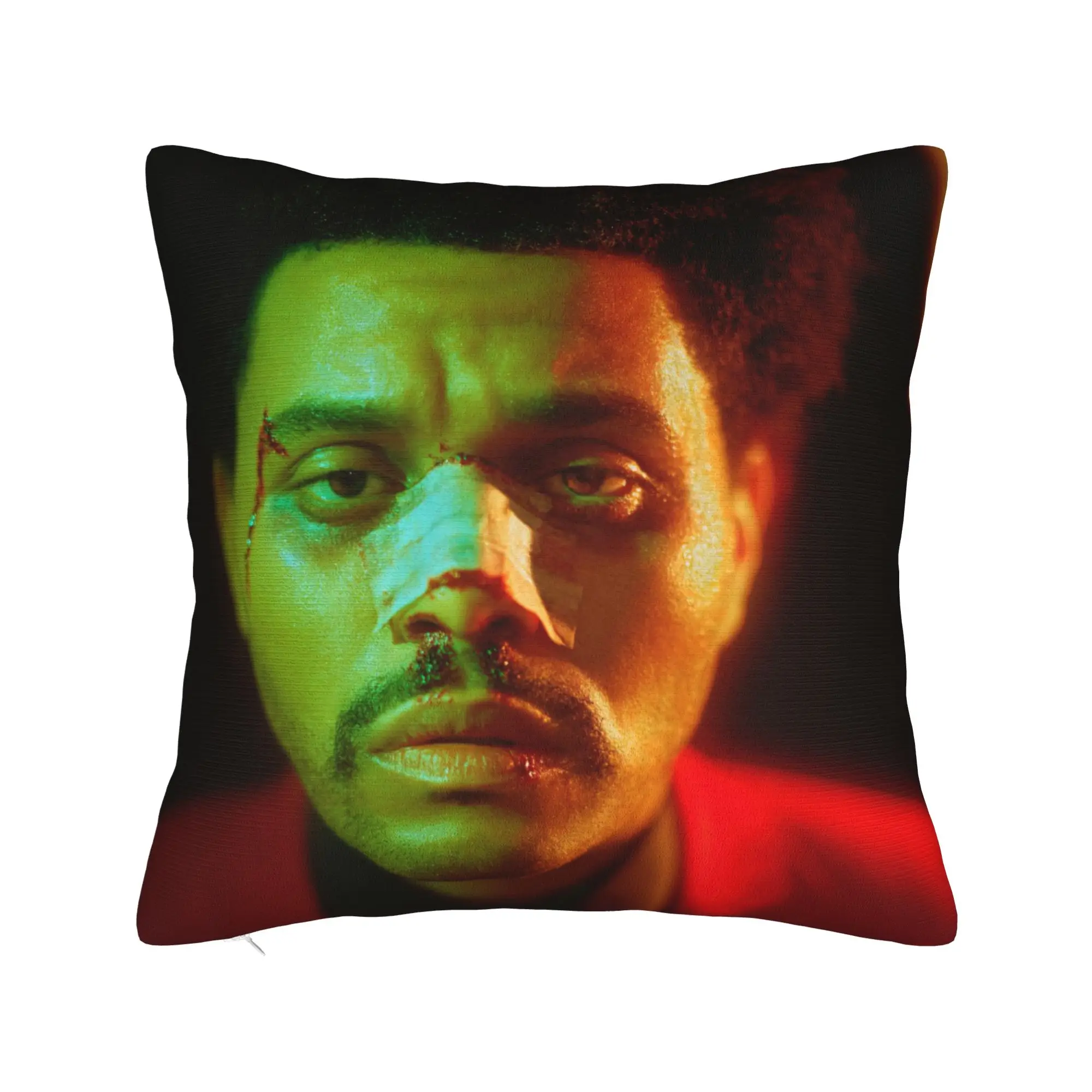 The Weeknd Rapper Singer  Pillowcase Soft Fabric Cushion Cover Decor  Throw Pillow Case Cover Home Zippered 45X45cm