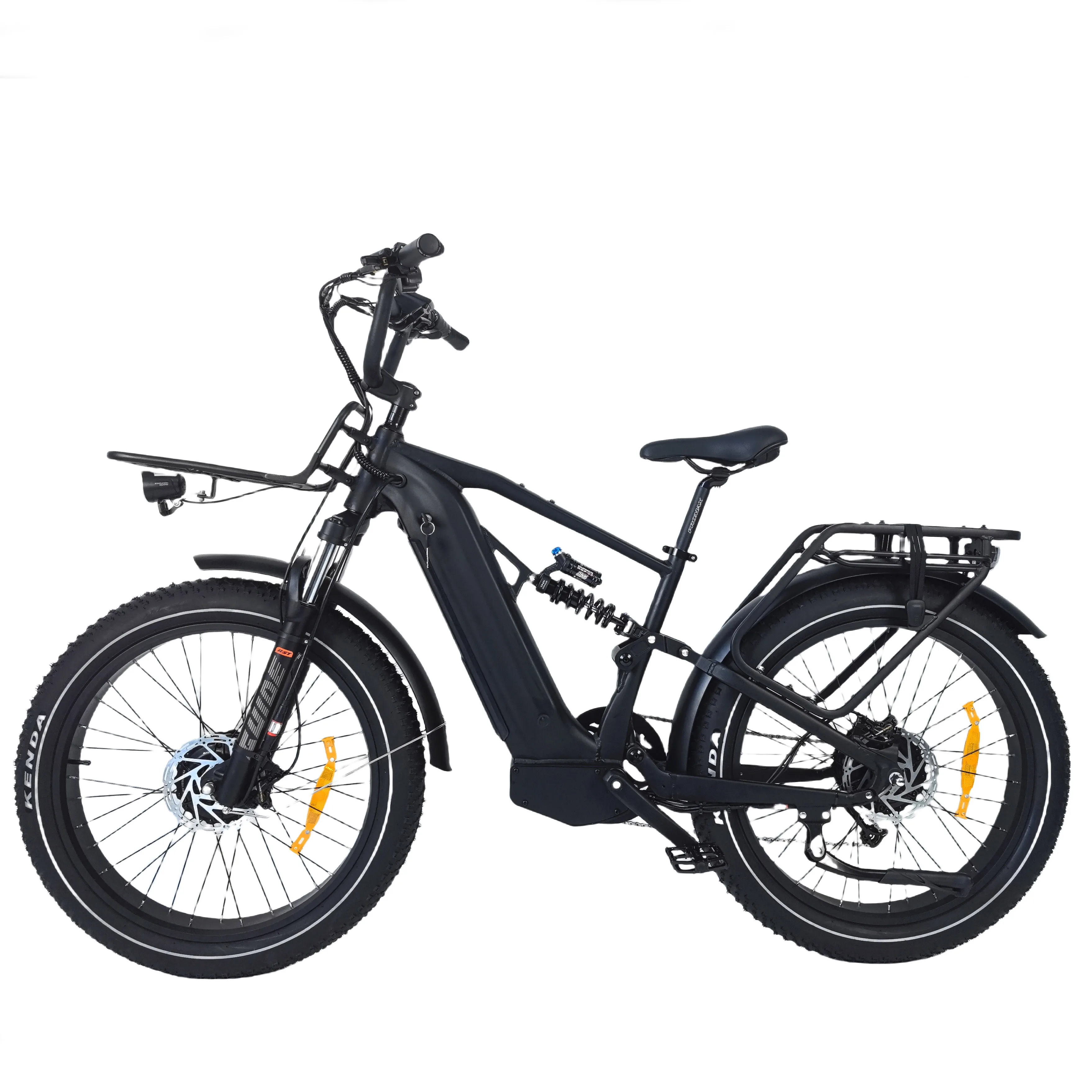 NEW 48V 52V 60V 750W 1500W 2000W Full Suspension Ebike 26 Inch Mountain Double Dual Motor Fat Electric Bike Electric Adult