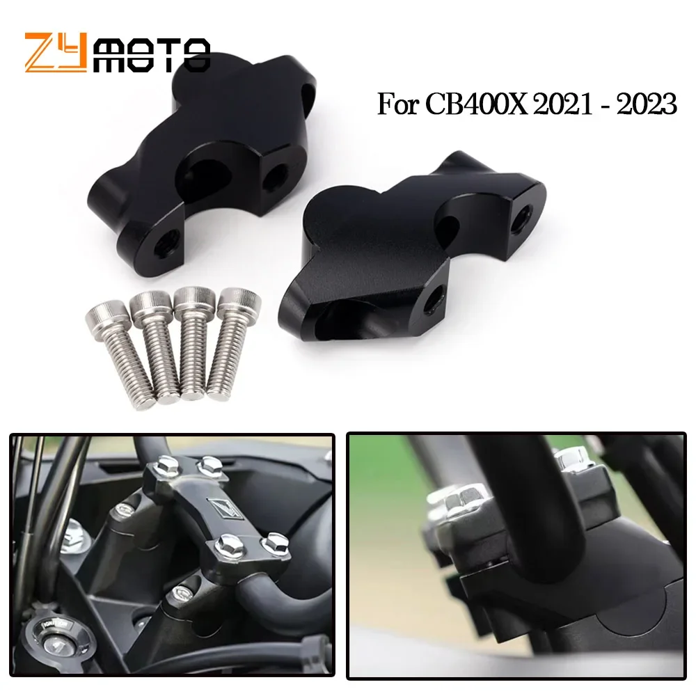 

Motorcycle Brand New Handlebar Risers Clamp Height up Adapter For Honda CB400X CB400 X CB 400X CB 400 X cb400x 2021 2022 2023