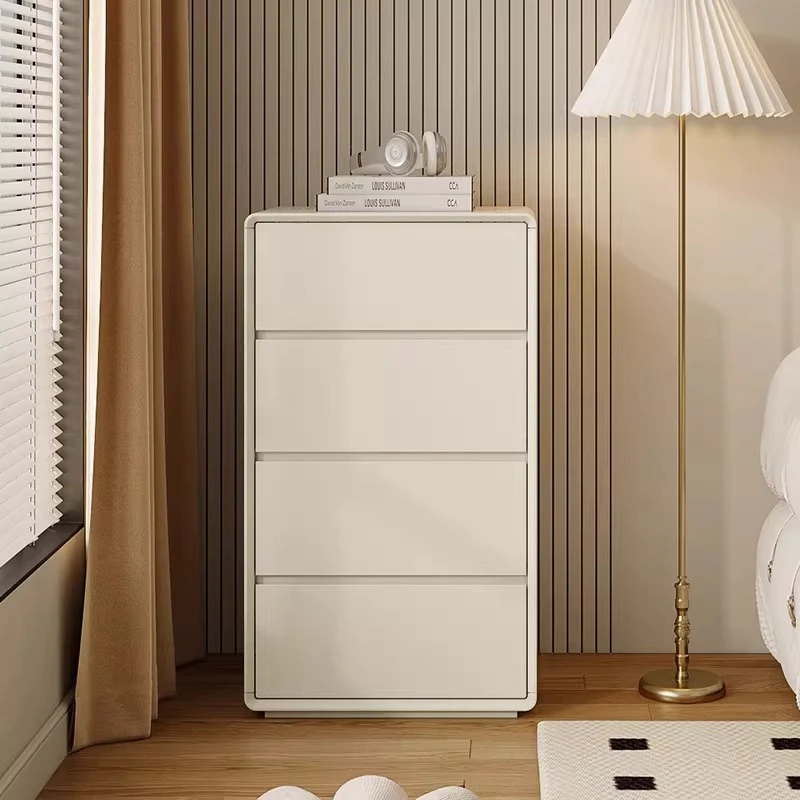 Cream Storage Cabinets Wooden Drawers Corner Standing Cabinet Living Room Nordic Vetrinette Da Esposizione Home Accessories