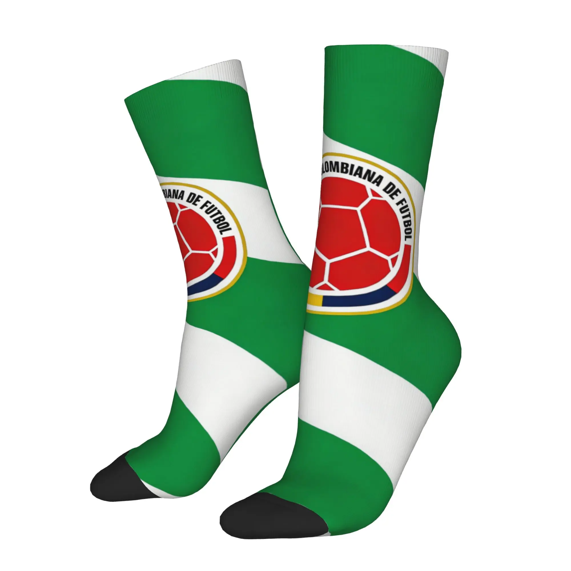 Hip Hop Vintage Colombia Crazy Men's compression Socks Unisex  Harajuku Seamless Printed Funny Sock Match Day Essentials