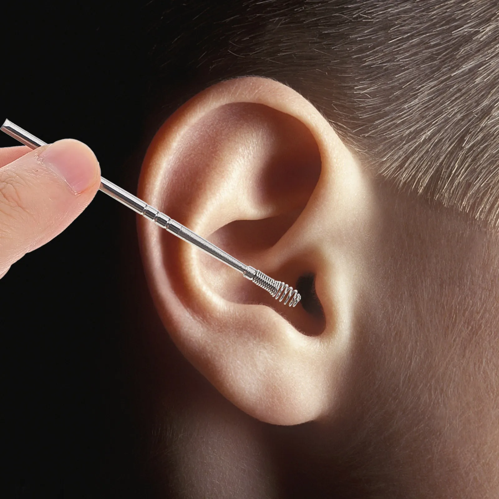 

6 Pcs Cleaning Tools Ear Camera Wax Removal Ears Remover Adults Deep Replacement Tips