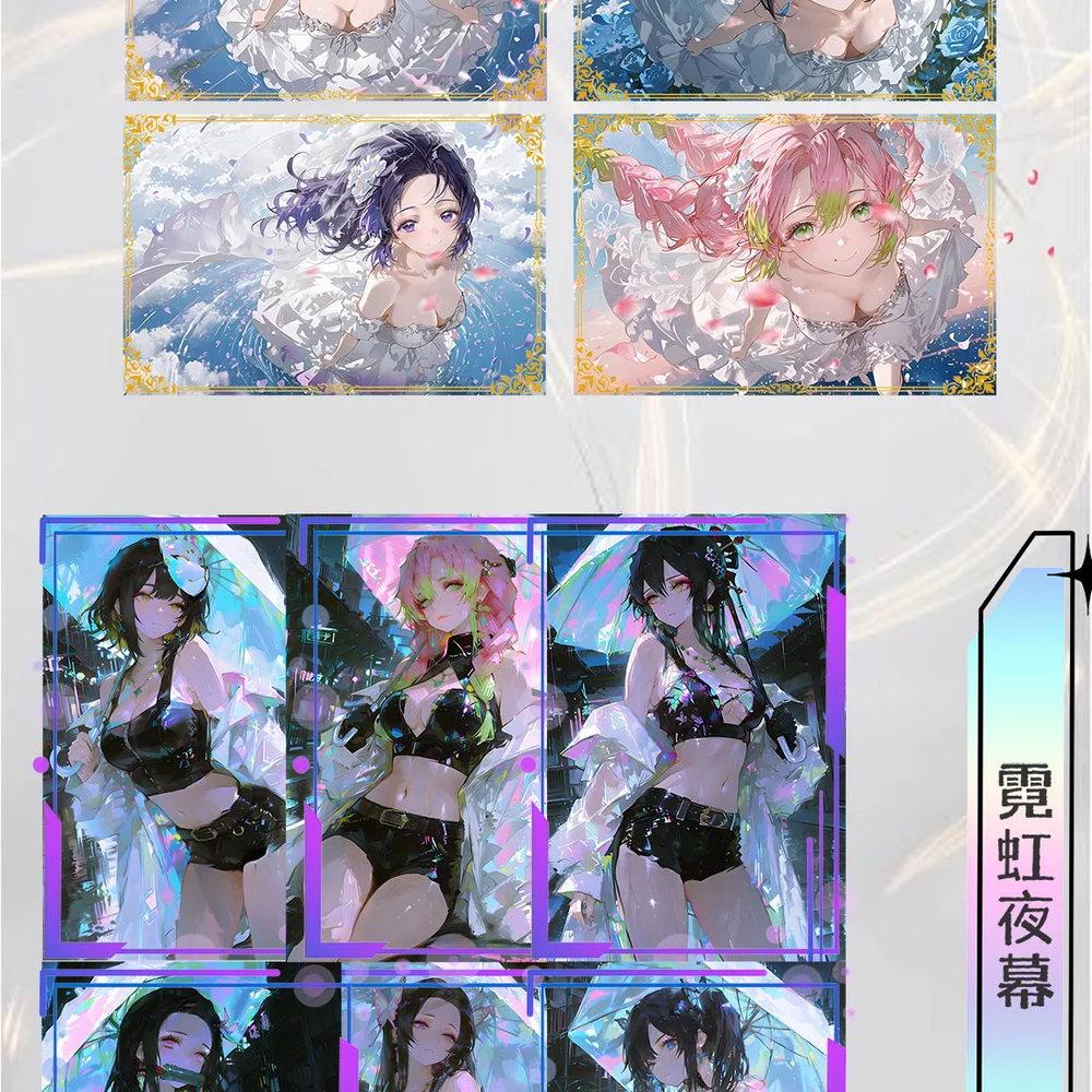 Nouveau Qinglan culture Demon Slayer acrylique tableau d'art anime Demon Slayer carte de Collection Tanjirou Kamado Nezuko personnage jouets cadeau