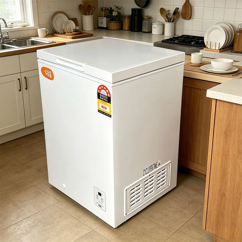 Top-Opening Single-Door Household Freezer, 145L Capacity, Dual-Temperature Zone Control, Refrigeration and Freezing(Customized)