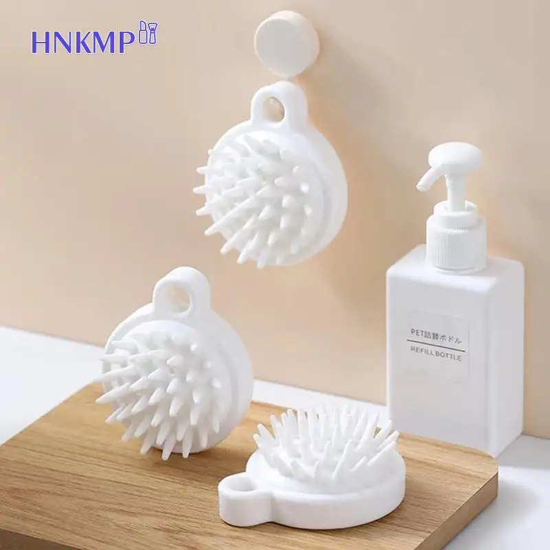 1Pc Japanese Shampoo Massage Comb Handheld Silicone Massage Scalp Shampoo Massage Brush Mini Head Meridian Massager