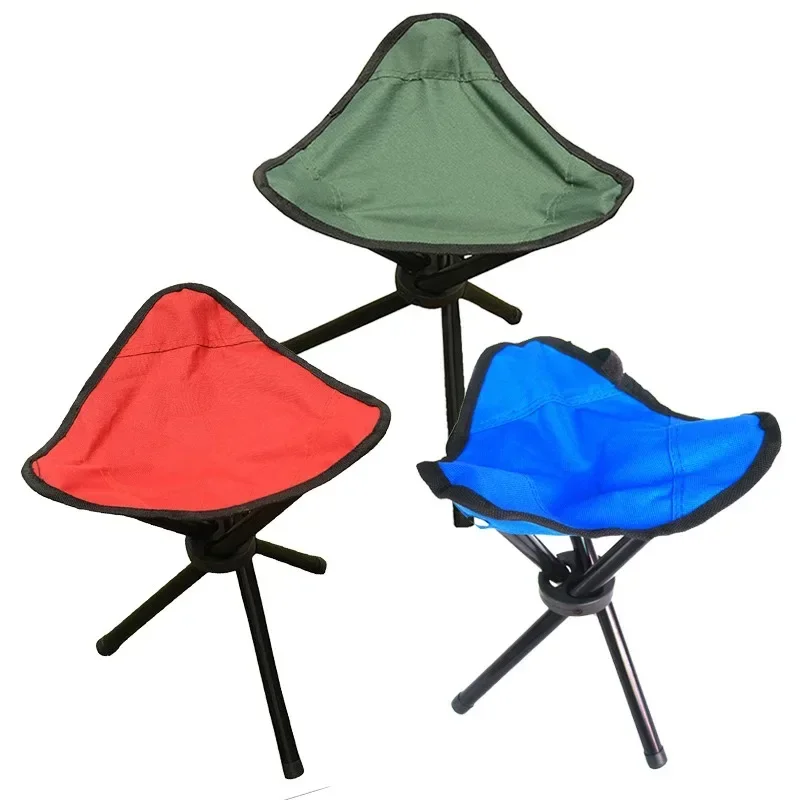 

1 X Fabric Folding Triangular Stool Portable Mini Folding Fishing Outdoor Beach Chair Outdoor Garden Folding