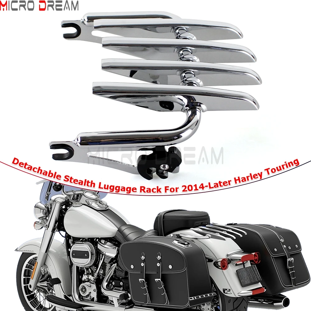 

Стойки-переноски для мотоцикла, съемный багажник Stealth для Harley Touring FLHR FLHRXS FLHXS FLHXSE FLTRX FLTRU FLTRXS FLTRXSE