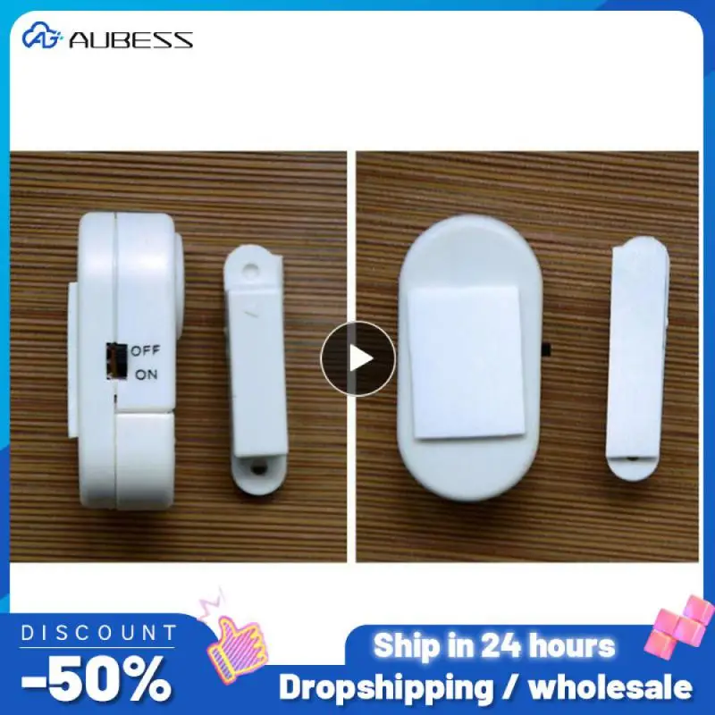 110dB Door Window Sound Alarm 110dB Wireless Magnetic Sensor Security Burglar Anti-thief Alarm Home Company Window Door Sensor