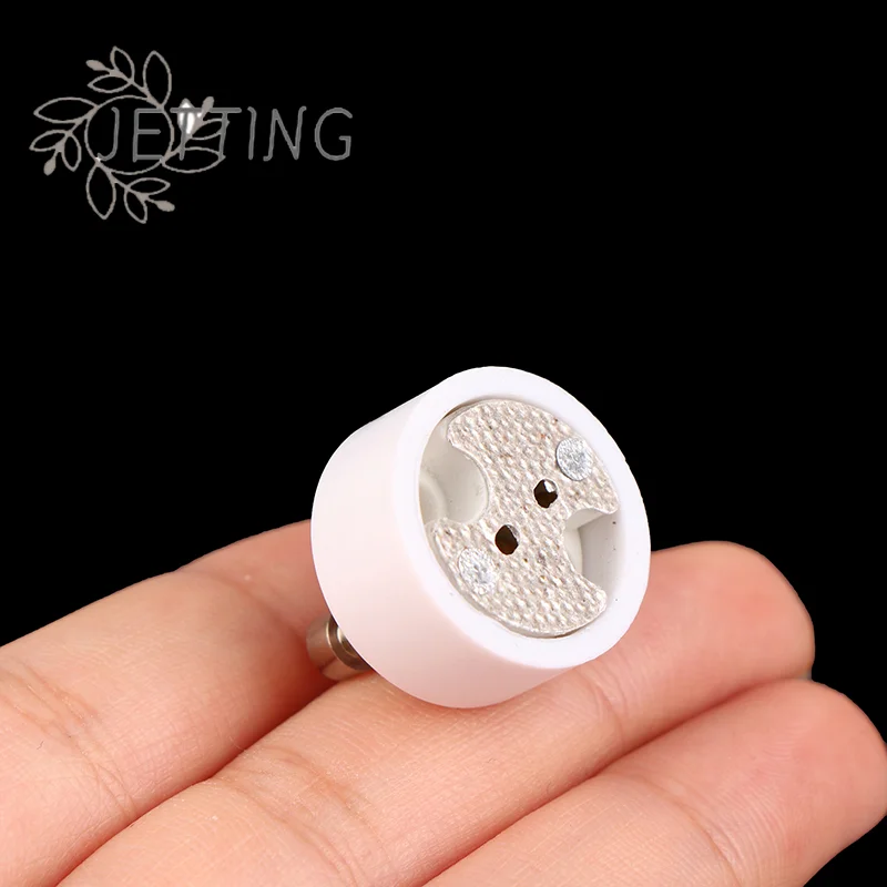Hot 1pc GU10 To MR16 Ceramic Socket Base Halogen LED Light Bulb G4 GU5.3 GY6.35 Pin Adapter White Converter Lamp Holder