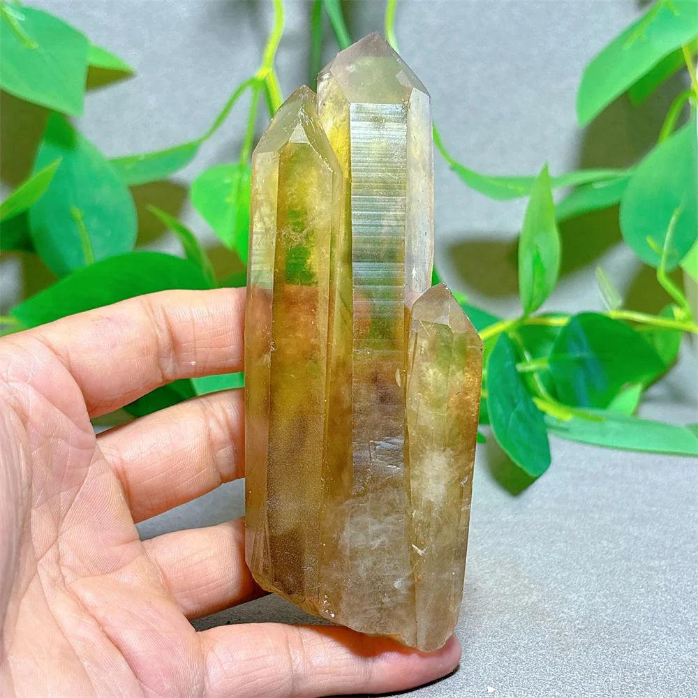 Citrine Specimen Tower Crystal Natural Quartz Stone Home Decoration Minerals Reiki Gifts Love Energy Healing Spiritual Garden