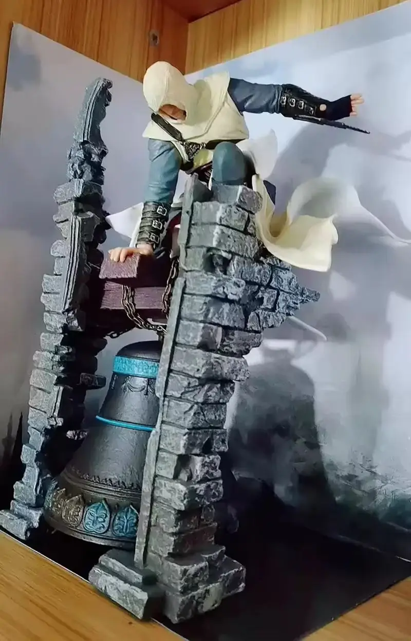 아사신 크리드 모델 알테어 코너 액션 피규어 게임 피규어 장난감 28cm 애니메이션 주변기기 GK 스태츄 장식품 어린이 선물