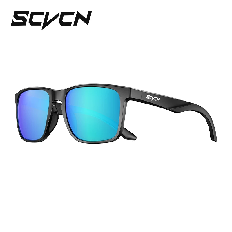 SCVCN Polarisierte Wanderbrille Angelbrille Fahrradbrille Modische UV400 Fahrradbrille für Herren MTB Sport Fahrradbrille Outdoor