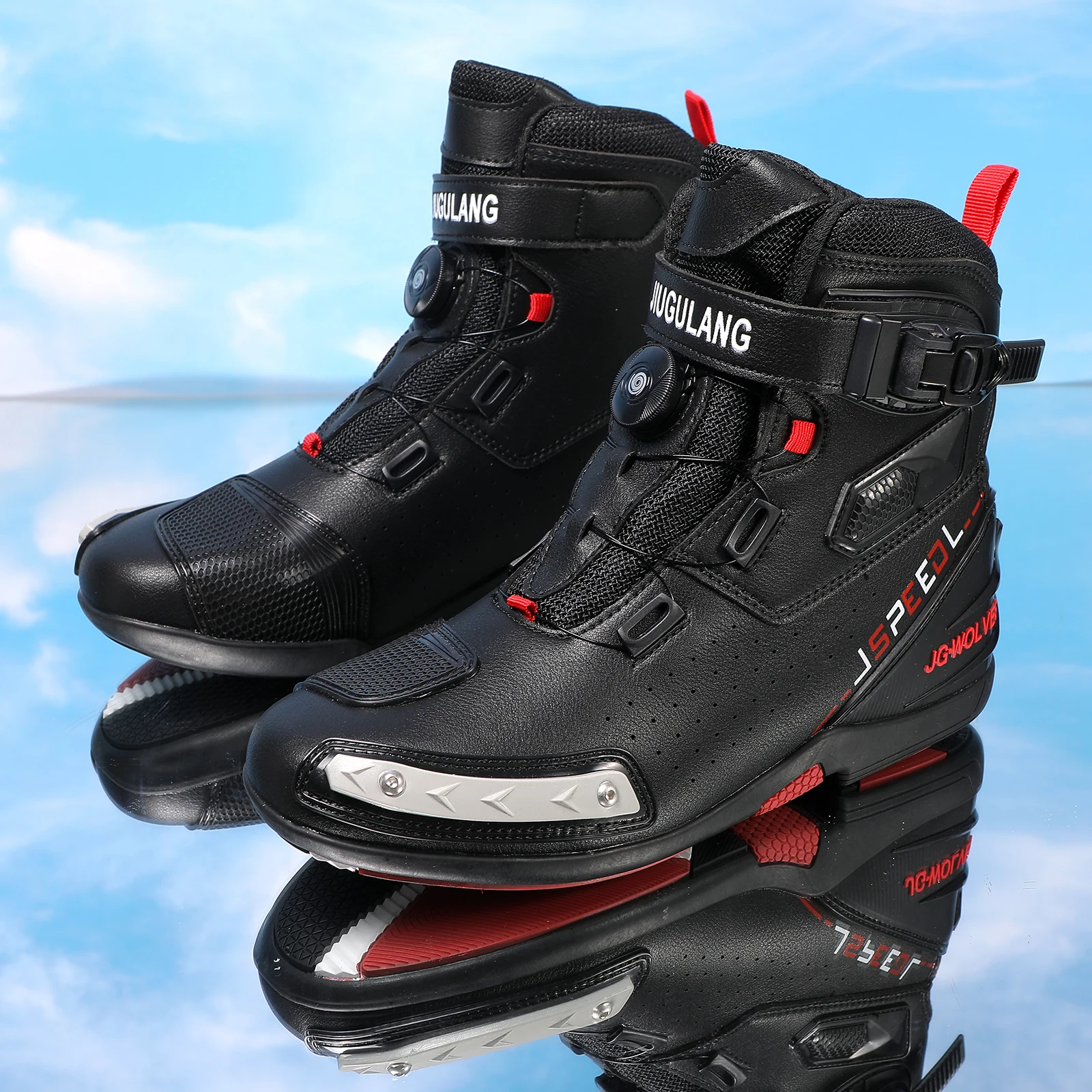 

Motorcycle protective boots men's four season new outdoor casual road off-road riding breathable fashion high top cycling boots