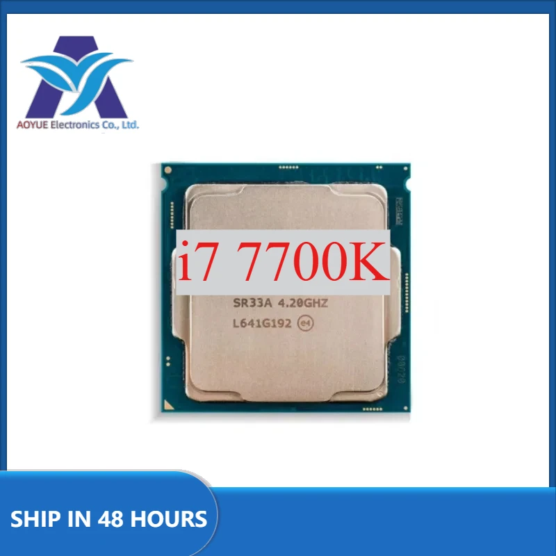 1pcs Intel Core i7-7700K i7 7700K 4.2GHz Quad-Core Eight-Thread 8M 91W CPU Processor LGA 1151 Used Test perfect