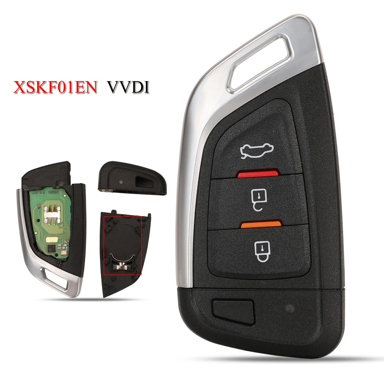 

Новинка: Универсальный смарт-ключ-брелок Jingyuqin VVDI для Xhorse XSKF01EN, замена автомобильного ключа, тип Flip