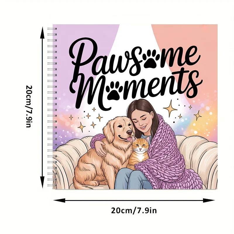 Pawsome Moments Bold-easy Patterns Coloring Book for Adults Cute Drawing Book Gift for Birthday Back to School Art Supplies