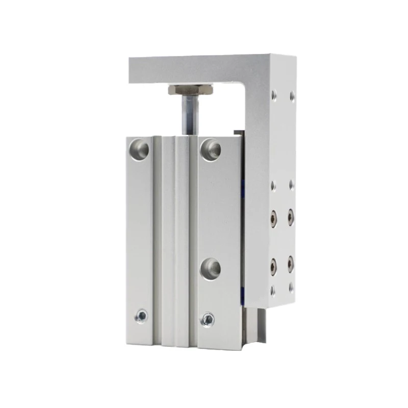 

HLH Slide Table Pneumatic Cylinder Small Side Slide Rail With Magnet HLH Bore16/10/6/20mm Stroke 5 10 20 25 30 40 50 60mm