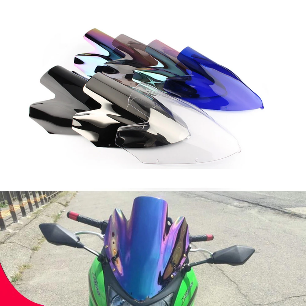 Motorcycle Windscreen Covers Screen Motorbikes Deflector Windshield For Kawasaki ER6 F ER6F Ninja 650 R 650R 2006 2007 2008